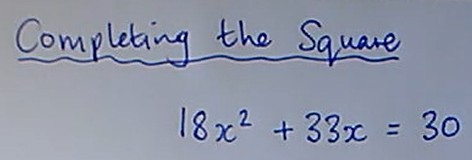 Factorising quadratics using the grid method